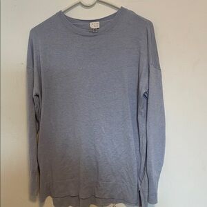 a new day Women's Light Blue Crew Neck Sweater